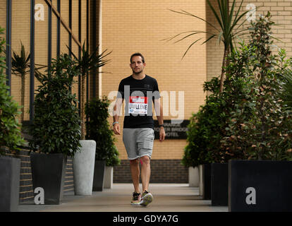 Renaud Lavillenie avance la conférence de presse au Grange Tower Bridge Hotel, Londres.APPUYEZ SUR ASSOCIATION photo.Date de la photo: Jeudi 21 juillet 2016.Voir PA Story Athletics London.Le crédit photo devrait se lire: Steven Paston/PA Wire. Banque D'Images