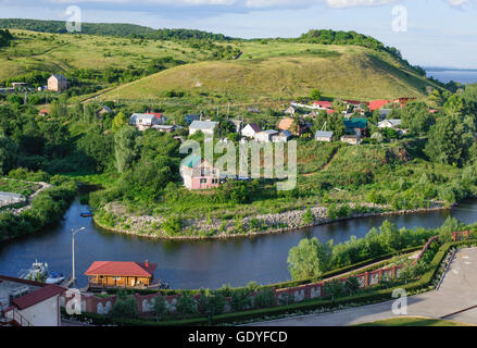 Vinnovka, Russie - le 25 juin 2016. Belle vue sur Vinnovka village, Russie Banque D'Images