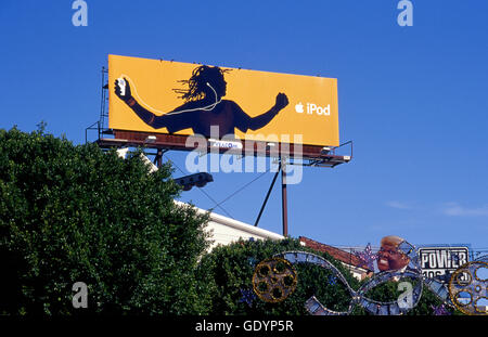 Billboard IPOD à Los Angeles, CA vers 2004 Banque D'Images