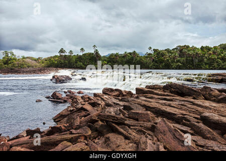 Canaima laguna, Parc national Canaima, Venezuela Banque D'Images