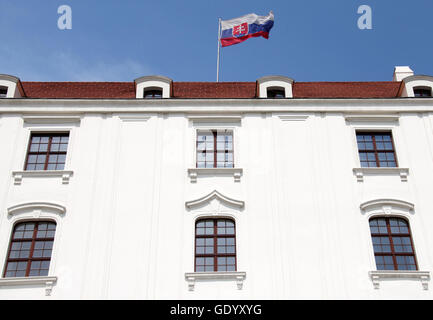 Le château de Bratislava en Slovaquie Banque D'Images