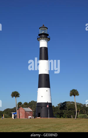 Géographie / voyages, USA, Floride, Cap Canaveral, Cap Canaveral phare, construit 1868, vue extérieure, Additional-Rights Clearance-Info-Not-Available- Banque D'Images