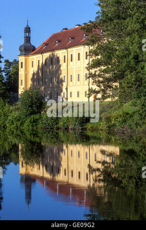 Abbaye de Tepla, Bohême de l'Ouest, République tchèque Banque D'Images