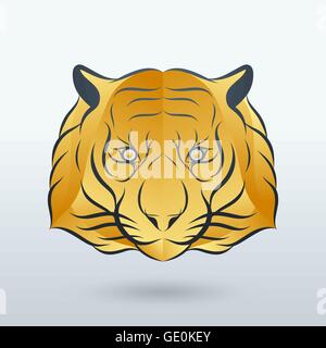 Logo tigre vector Illustration de Vecteur