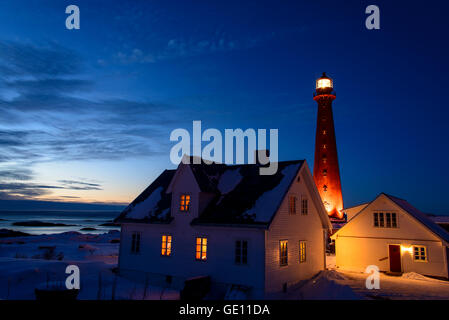 Géographie / voyage, Norvège, Vesteralen, Andoeya Isle, Andenes, Additional-Rights Clearance-Info-phare,-Not-Available Banque D'Images