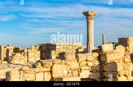 Ruines de Kourion, une ancienne ville grecque à Chypre Banque D'Images