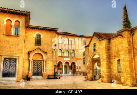 Musée byzantin et l'Archevêque Palace à Nicosie - Chypre Banque D'Images