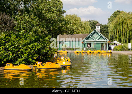 Le lac de plaisance Regents Park Londres UK Banque D'Images