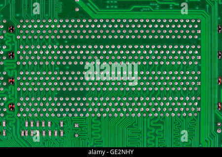 Circuit vert, un arrière-plan ou de texture Banque D'Images