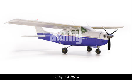 3D render : petit avion de tourisme isolated on white Banque D'Images