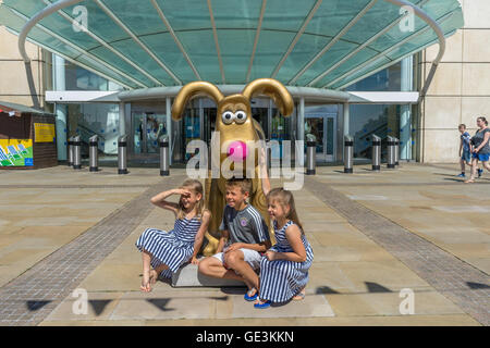 Statue de Gromit Banque D'Images