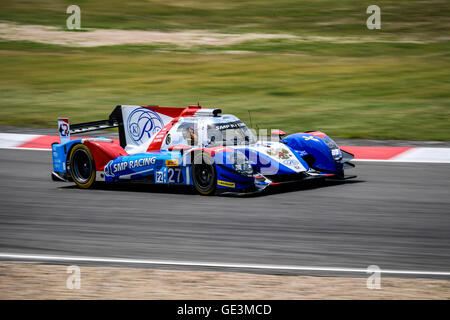 Nurburgring, en Allemagne. 22 juillet, 2016. WEC 6 heures de Nurburgring course d'endurance, la libre pratique. # 27 COURSE SMP (RUS) BR01 LMP2 NISSAN Nicolas Minassian (FRA) Maurizio Mediani (ITA) DAVID MARKOZOV (RUS) : Action de Crédit Plus Sport Images/Alamy Live News Banque D'Images