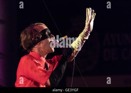 Cartagena, Espagne. 23 juillet, 2016. Groupe suédois Bob Hund dans la Mar de Músicas Festival. Credit : ABEL F. ROS/Alamy Live News Banque D'Images