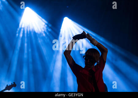 Cartagena, Espagne. 23 juillet, 2016. Groupe suédois Bob Hund dans la Mar de Músicas Festival. Credit : ABEL F. ROS/Alamy Live News Banque D'Images