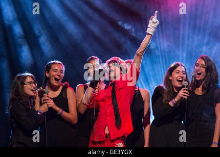 Cartagena, Espagne. 23 juillet, 2016. Groupe suédois Bob Hund dans la Mar de Músicas Festival. Credit : ABEL F. ROS/Alamy Live News Banque D'Images