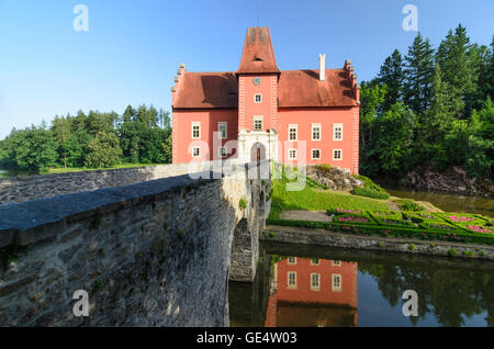 (Pluhow Pluhuv Zdar) : Cervena Lhota (Rothlhotta) Château, République tchèque, Jihocesky, Fethiye, La Bohême du Sud, Banque D'Images