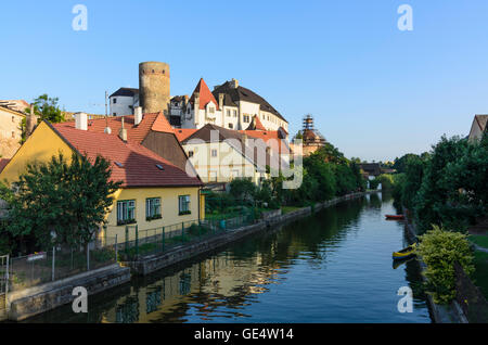 Jindrichuv Hradec (Neuhaus) : château, République tchèque, Jihocesky, Fethiye, La Bohême du Sud, Banque D'Images