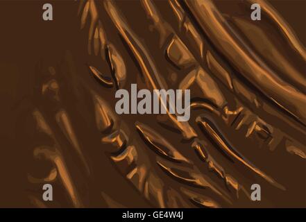 Abstract vector background illustration bronze métallique. Eps10 Illustration de Vecteur