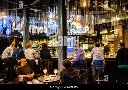 41º L'expérience, bar à cocktails, l'Avinguda del Paraŀlel,164, Barcelone, Espagne Banque D'Images