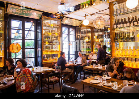 Bocagrande restaurant,Passatge de la Concepcio 12.Barcelone, Espagne Banque D'Images