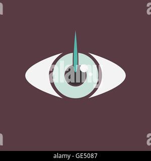 LASIK, Centre de l'Œil, la chirurgie oculaire au laser Illustration de Vecteur
