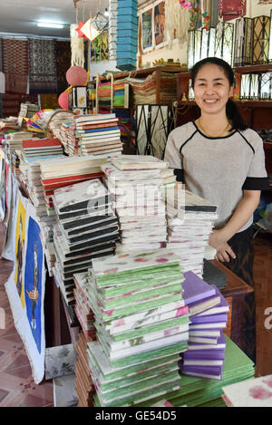 Xang Khong, un village près de Luang Prabang, Laos Banque D'Images