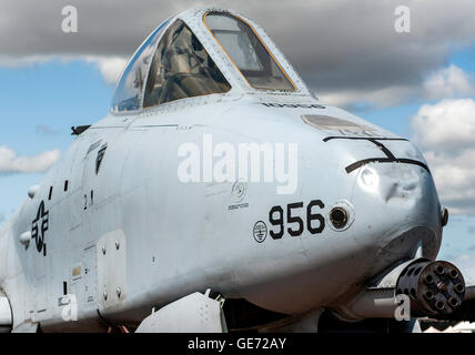 République Fairchild A-10 Thunderbolt (Phacochère) au Royal International Air Tattoo, RAF Fairford Banque D'Images