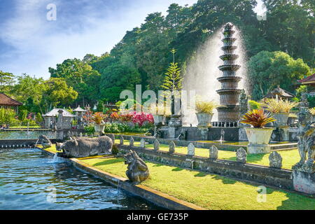 Bali, Indonésie - le Palais d'eau Tirta Gangga Banque D'Images