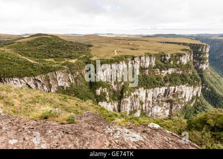 Canyon Fortaleza au Rio Grande do Sul, Brésil Banque D'Images