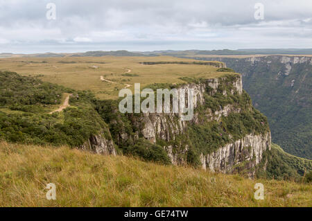 Canyon Fortaleza au Rio Grande do Sul, Brésil Banque D'Images