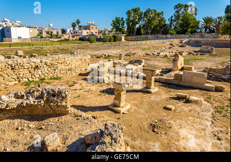 Kition antique, un site archéologique à Larnaca - Chypre Banque D'Images