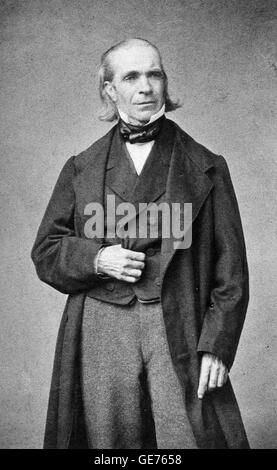 ALFRED-ARMAND-LOUIS-MARIE VELPEAU (1795-1867) chirurgien français à propos de 1850. Photo Pierre Petit Banque D'Images