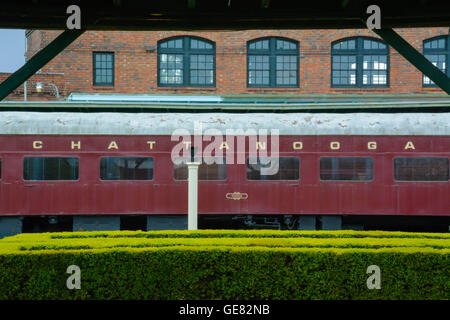 Chattanooga Choo Choo train Hotel complexe TN ancienne attraction vintage transport mode concept historique Postes vacants 1 vide Banque D'Images