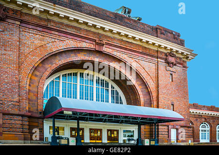 Le quartier historique de Chattanooga CHOO CHOO Hotel est une ancienne station terminal pour le système ferroviaire sud construite en 1909 au Tennessee Banque D'Images