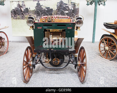 Panhard 1894 Levassir Phaeton tonneau, 3,5Cv 565cc 20kmh (inv 2222) photo 5 Banque D'Images