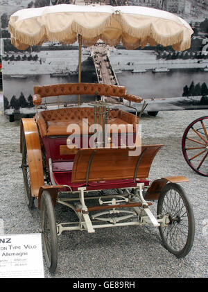 1896 Benz Phaeton Velo Type, 1050cc, 1,5Cv 20kmh (inv 1516) photo 1 Banque D'Images