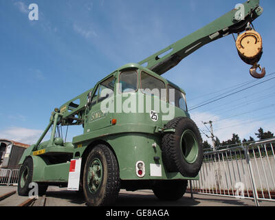 1960 Camion grue Routiere Griffet, Cité du train photo 8 Banque D'Images