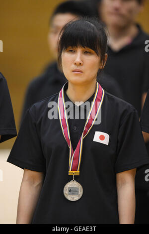 Centre sportif général Adachi, Tokyo, Japon. 24 juillet, 2016. Yuki JPN (Tenma), 24 juillet 2016 - Japon 2016 : Goalball Goalball Championnats Para Women's Award cérémonie au Centre sportif général Adachi, Tokyo, Japon. © AFLO SPORT/Alamy Live News Banque D'Images