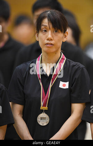 Centre sportif général Adachi, Tokyo, Japon. 24 juillet, 2016. Masae Komiya (JPN), le 24 juillet 2016 - Japon 2016 : Goalball Goalball Championnats Para Women's Award cérémonie au Centre sportif général Adachi, Tokyo, Japon. © AFLO SPORT/Alamy Live News Banque D'Images