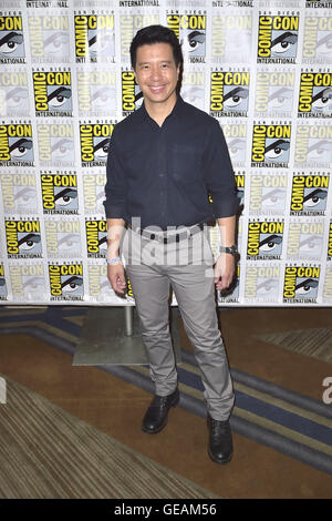 San Diego, USA. 23 juillet, 2016. Reggie Lee à un photocall pour série TV 'Grimm' lors de la Comic-Con 2016 de San Diego International im Hilton Bayfront Hotel. San Diego, 23.07.2016 | Verwendung weltweit/alliance Photo © dpa/Alamy Live News Banque D'Images