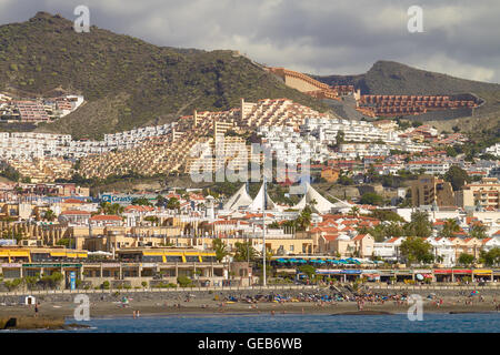 Les personnes bénéficiant de vacances à l'île de Tenerife en Espagne Banque D'Images