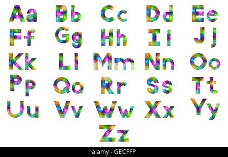 Alphabet, jeu de lettres, Firework Banque D'Images