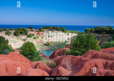 Lago di Otranto une Bauxite) Banque D'Images