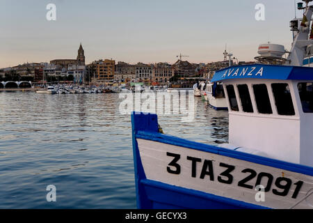 Palamós.port. Costa Brava. Province de Gérone. La Catalogne. Espagne Banque D'Images