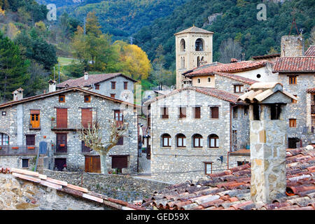 Beget, Garrotxa, Gérone, Catalogne, Espagne Banque D'Images