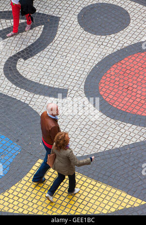 La Rambla,Sant Jordi (23 avril), Barcelone, Catalogne, Espagne Banque D'Images