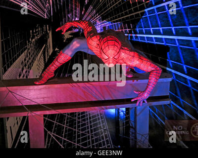 LAS VEGAS, NEVADA - le 12 septembre 2012 - Spiderman chez Madame Tussauds à Las Vegas. Banque D'Images