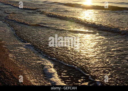 Des routes maritimes sur la mer d'Azov Banque D'Images