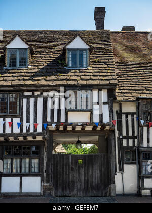 Vieux bâtiments Tudor dans East Grinstead Banque D'Images