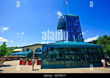 Géographie, voyage, Canada, Manitoba, Winnipeg, marché et tour à Forks, un lieu historique national, la Ville de Winnipeg, Manitoba, Banque D'Images